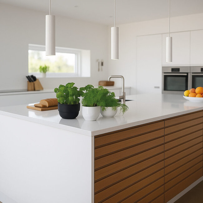 Lighting Collection Hanglamp Anna 1L - Wit