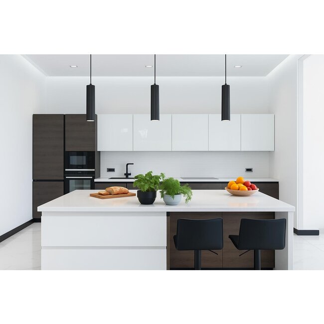 Lighting Collection Hanglamp Anna 1L - Zwart