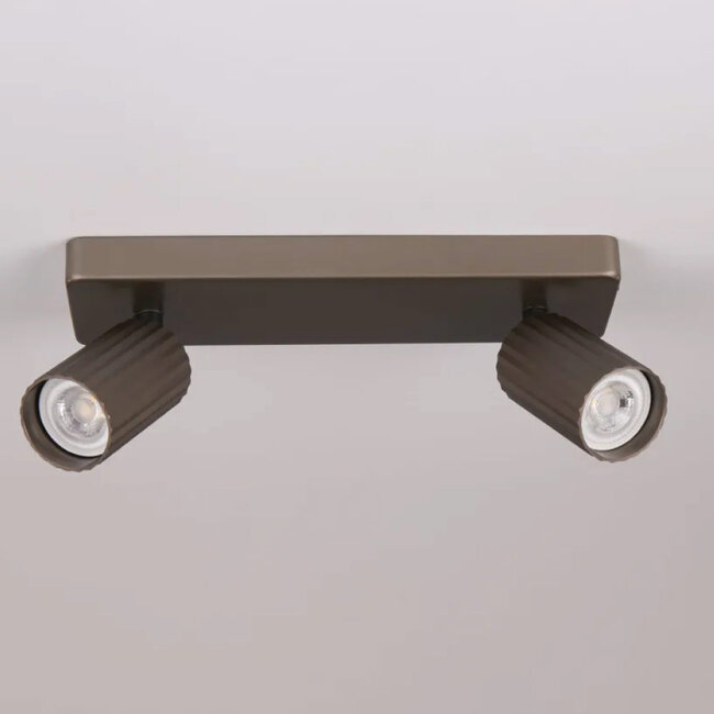 Lighting Collection Plafondlamp Anna 2L - Brons