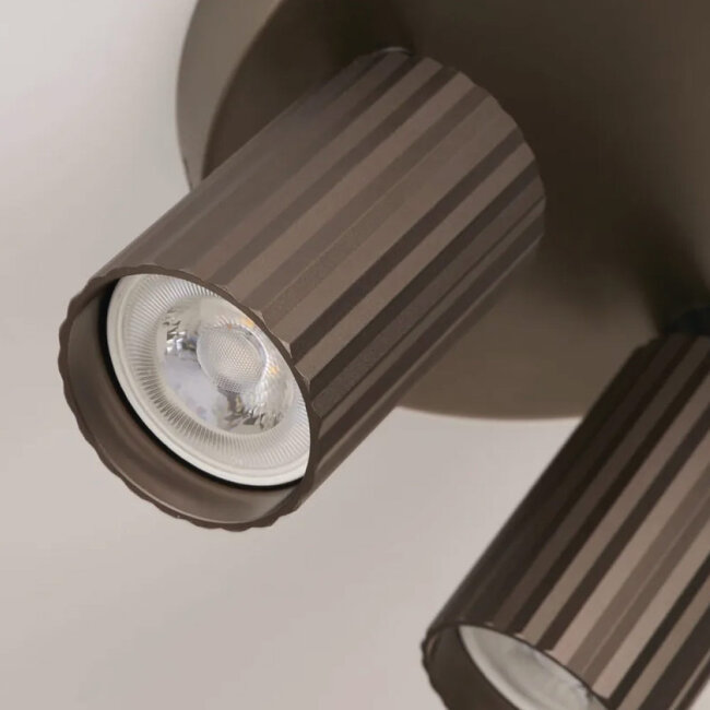 Lighting Collection Plafondlamp Anna 3L - Brons