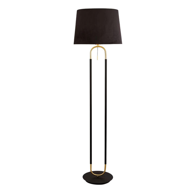 Searchlight Vloerlamp Jazz - Zwart/Goud