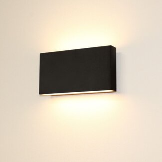 Artdelight Wandlamp Box 2L - Zwart