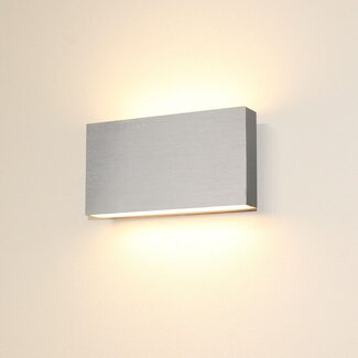 Artdelight Wandlamp Box 2L - Aluminium