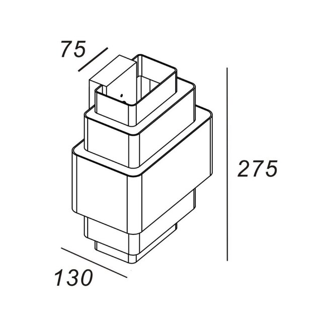 Artdelight Wandlamp Layers - Champagne