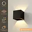 Artdelight Dali Wandlamp Cube - Zwart - Dim To Warm
