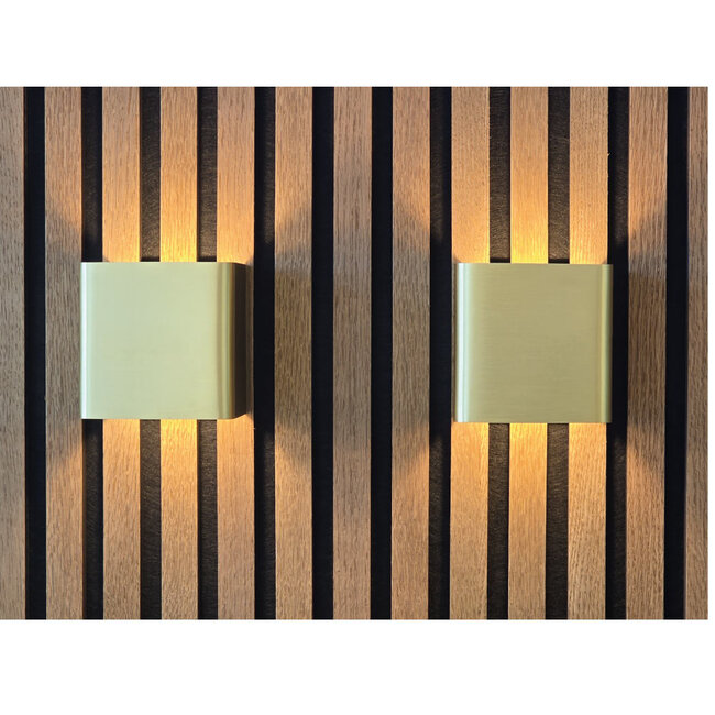 Artdelight Dali Wandlamp Fulda - Goud