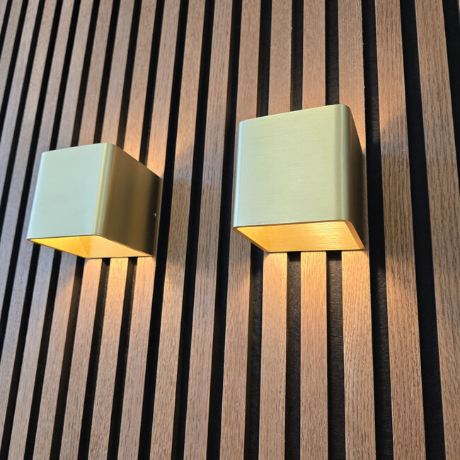 Artdelight Dali Wandlamp Fulda - Goud