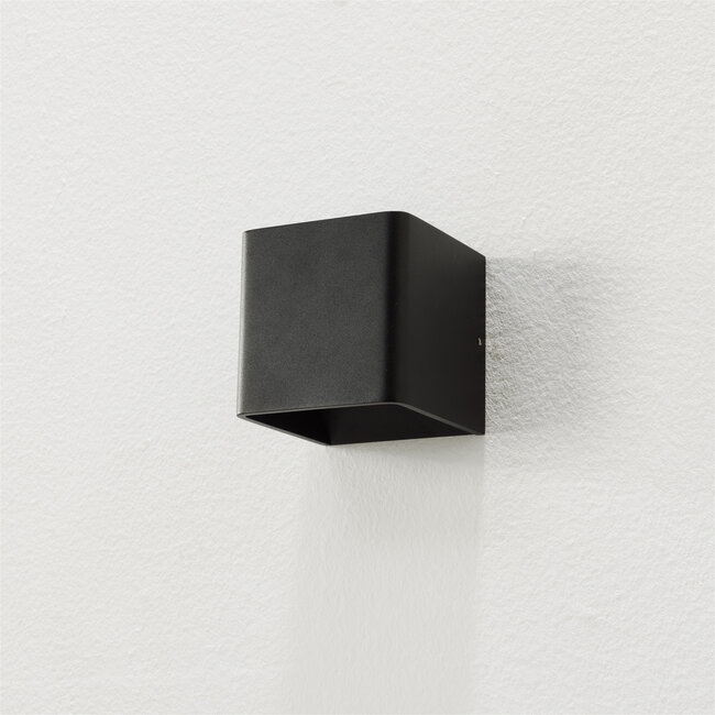 Artdelight Dali Wandlamp Fulda - Zwart - Dim To Warm