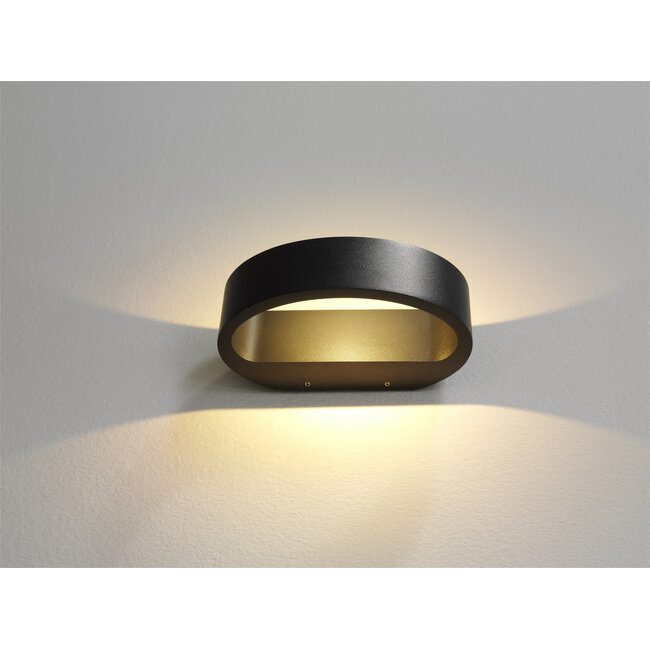 Artdelight Dali Wandlamp Sharp - Antraciet