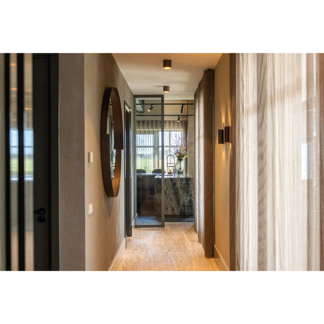 Artdelight Dali Plafondlamp Orleans - Donker Brons