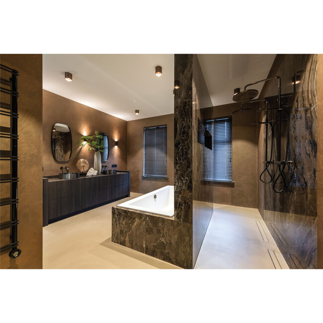 Artdelight Dali Plafondlamp Orleans - Donker Brons