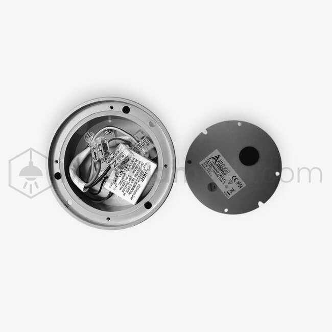 Artdelight Dali Plafondlamp Ormond - Aluminium