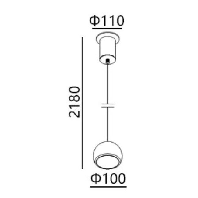 Artdelight Dali Hanglamp Miami - Wit