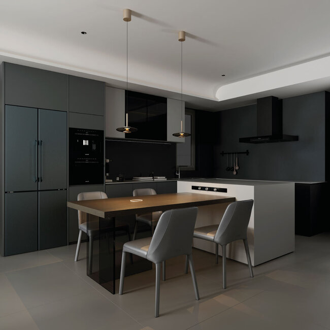 Artdelight Dali Hanglamp Madison - Champagne/Koffie