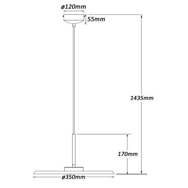 Artdelight Dali Hanglamp Osorno - Koper