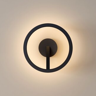 Artdelight Wandlamp Oregon - Zwart