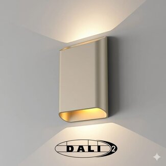 Artdelight Dali Wandlamp Diaz L - Champagne