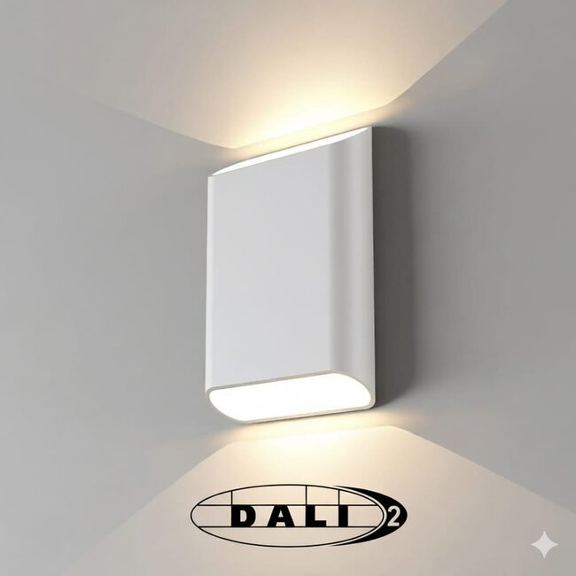 Artdelight Dali Wandlamp Diaz L - Wit