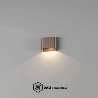 Artdelight Dali Wandlamp Diaz 1L - Donker Brons