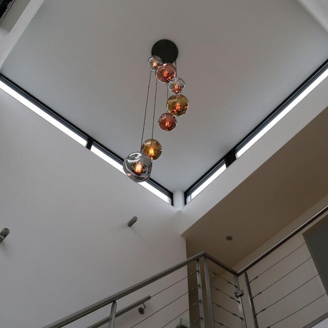 HELDR! Hanglamp Zara II 7L - Multicolor - Verpakkingsschade