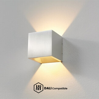 Artdelight Dali Wandlamp Cube - Aluminium
