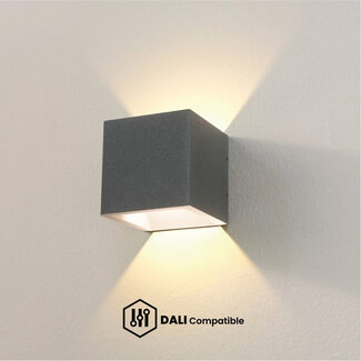 Artdelight Dali Wandlamp Cube - Grafiet