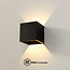 Artdelight Dali  Wandlamp Cube 3K - Zwart