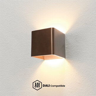 Artdelight Dali Wandlamp Fulda - Donker Brons