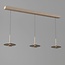 Artdelight Hanglamp Madison 3L - Champagne/Koffie