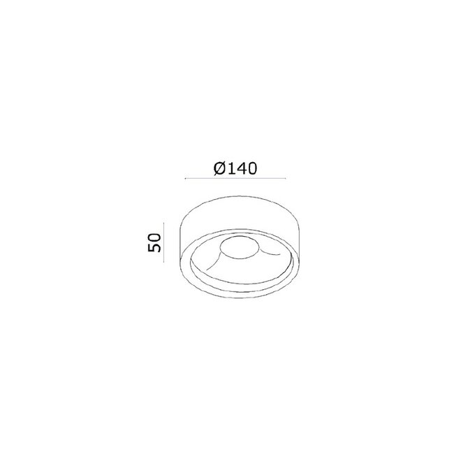 Artdelight Plafondlamp Orlando - Champagne