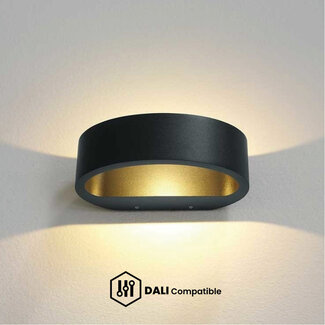 Artdelight Dali Wandlamp Sharp - Antraciet