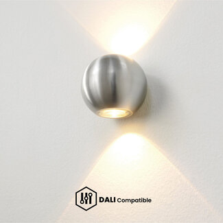 Artdelight Dali Wandlamp Denver - Aluminium