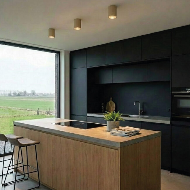 Artdelight Plafondlamp Moreno - Champagne