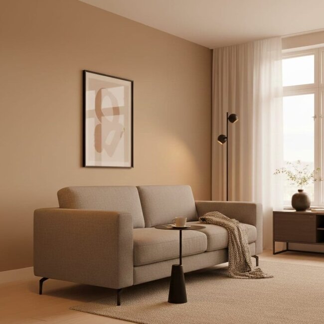 Artdelight Vloerlamp Bolero 2L - Zwart