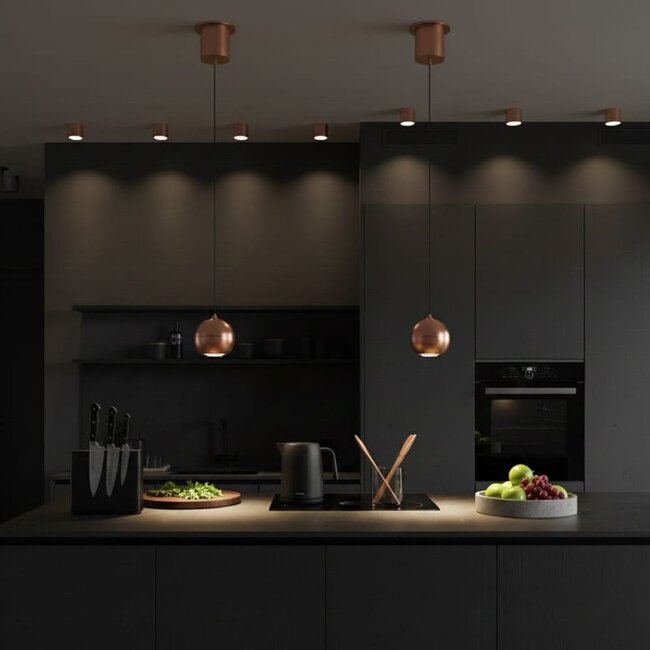 Artdelight Hanglamp Miami - Donker Brons