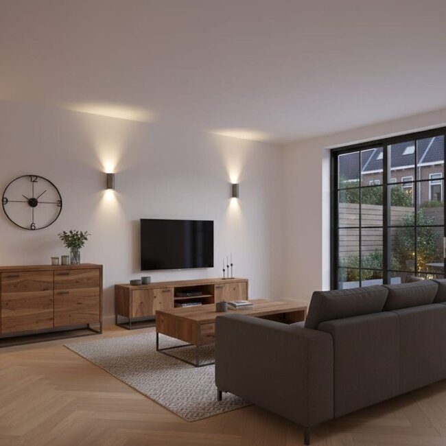 Artdelight Wandlamp Roulo 2 - Champagne