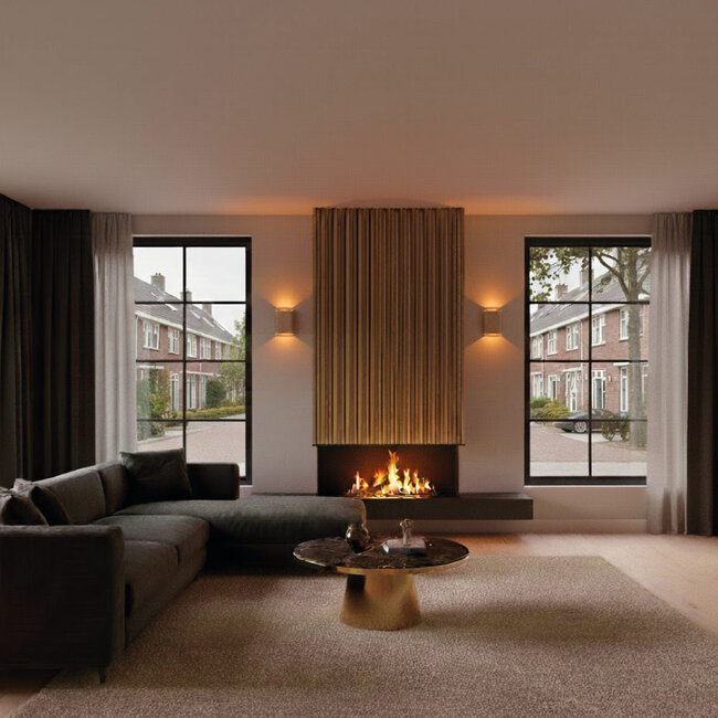 Artdelight Wandlamp Diaz L - Champagne - Dim To Warm