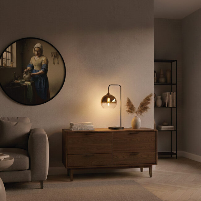 Artdelight Tafellamp Dajano - Zwart/Goud