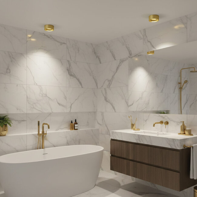 Artdelight Plafondlamp Oran - Goud