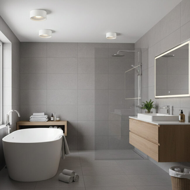 Artdelight Plafondlamp Oran - Wit