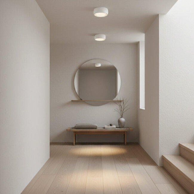 Artdelight Plafondlamp Montana - Wit