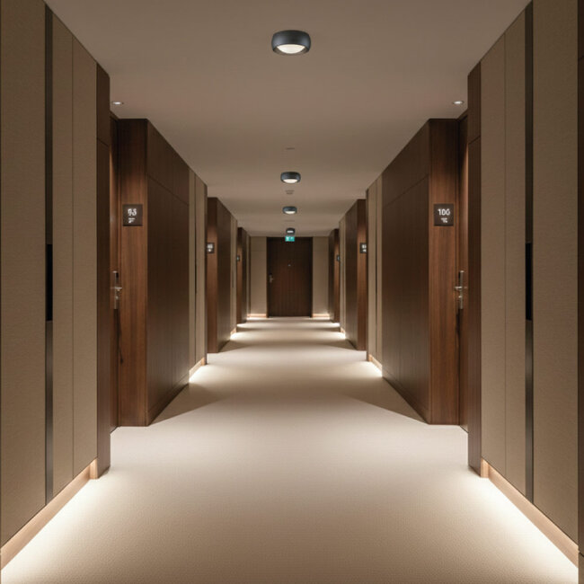 Artdelight Plafondlamp Montana - Zwart