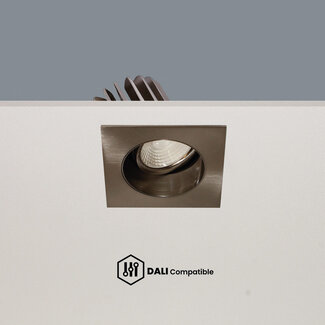 Artdelight DALI Inbouwspot Venice DL 2808 - Mat Staal
