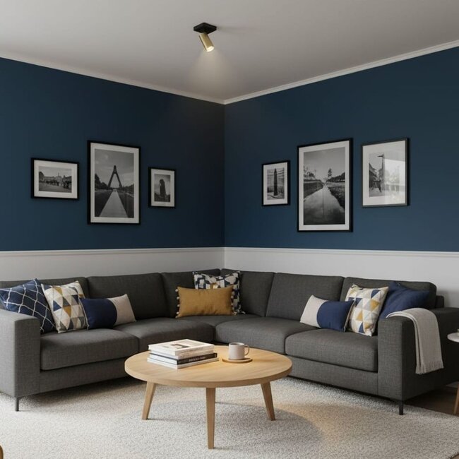 HELDR! Plafondlamp Ivy 1L - Zwart/Goud