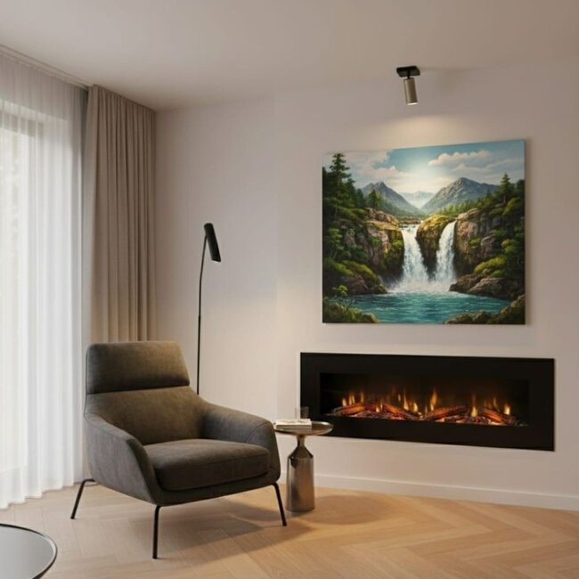 HELDR! Plafondlamp Ivy 1L - Zwart/Champagne