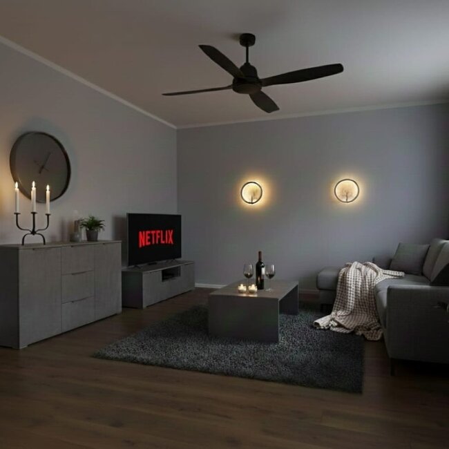 Artdelight Wandlamp Oregon - Champagne