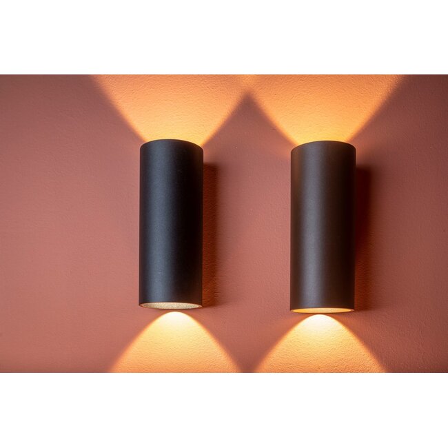 Artdelight Wandlamp Brody 2 - Zwart - Dim To Warm
