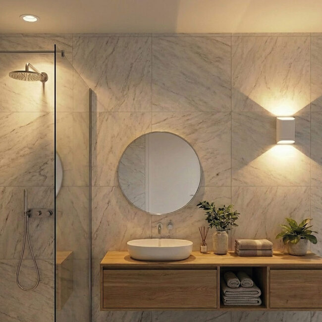 Artdelight Wandlamp Diaz S - Wit - Dim To Warm