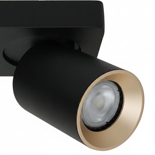 Artdelight 1-faseRailsysteem Megano 2m set (eindvoeding) - Zwart