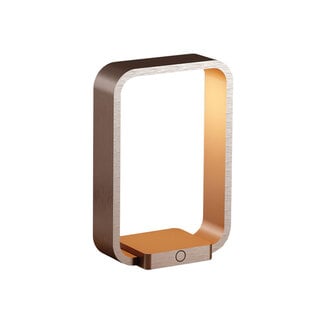 Artdelight Tafellamp Modesto - Donker Brons